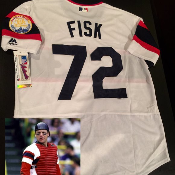 retro white sox shirt